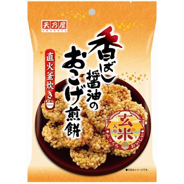 香ばし醤油のおこげ煎餅